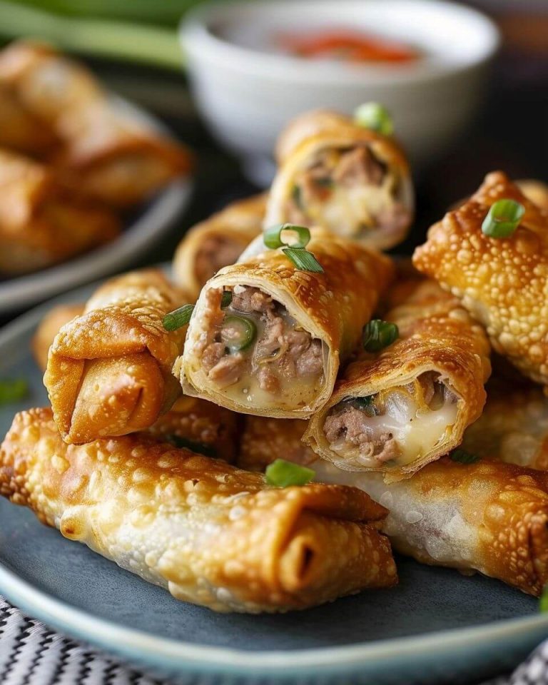 Philly Cheesesteak Egg Rolls
