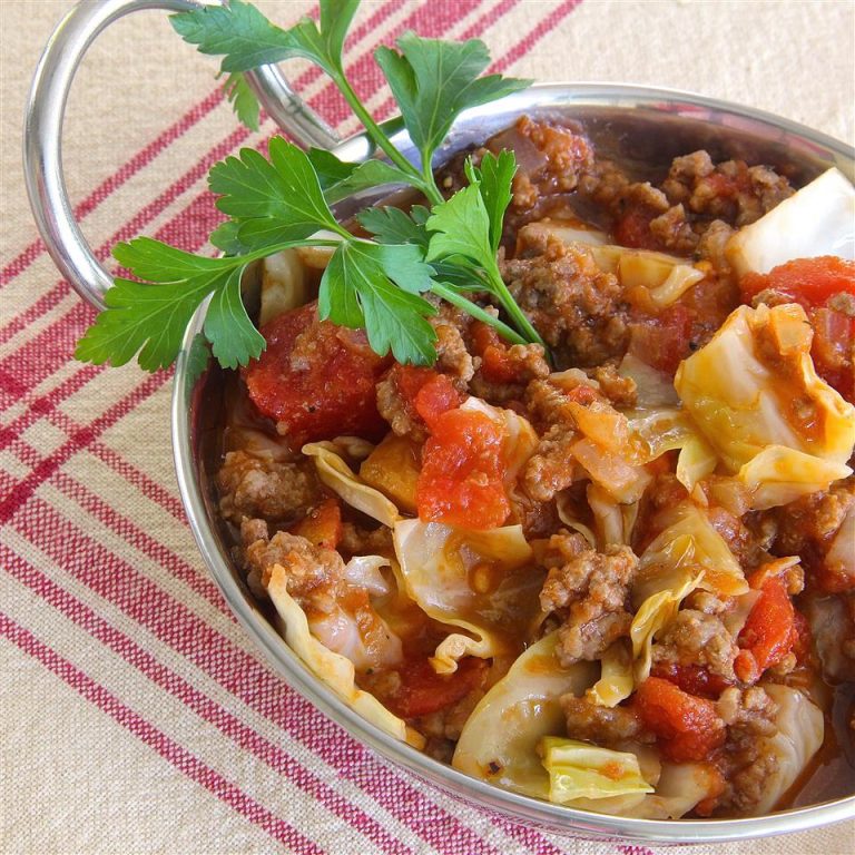 GROUND BEEF AND CHOPPED CABBAGE IS EVEN BETTER THAN YOU THINK IT WILL BE