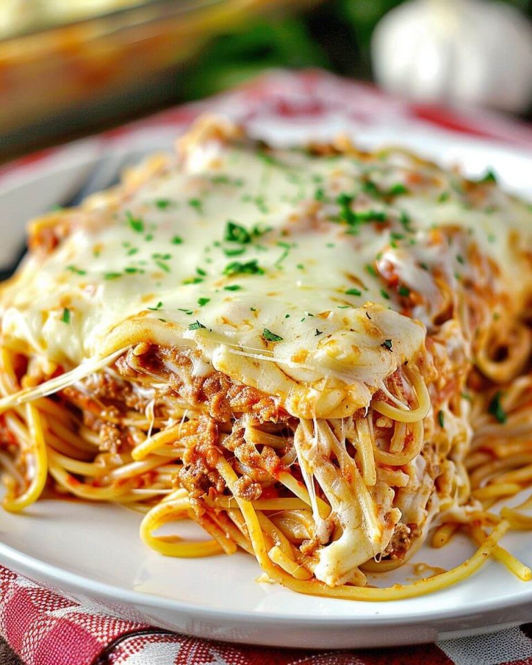 Baked Cream Cheese Spaghetti