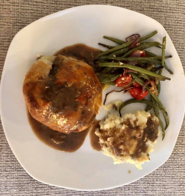 Beef Wellington, ground beef