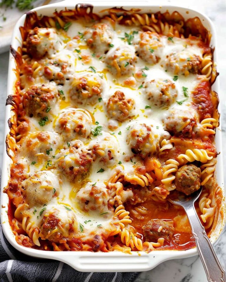 DUMP AND BAKE YOUR WAY TO A FANTASTIC MEATBALL CASSEROLE!