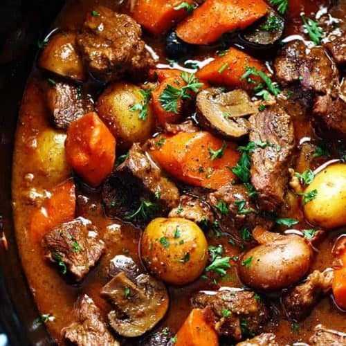 SLOW COOKER BEEF BOURGUIGNONis an easy and quick healthy keto dinner ideas recipes that you can cook if you like . In Tasty Recipes blog we got the best easy dinner.