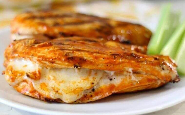 Grilled buffalo chicken stuffed with mozzarella cheeseis an easy and quick healthy keto dinner ideas recipes that you can cook if you like . In Tasty Recipes blog we got the best easy dinner.