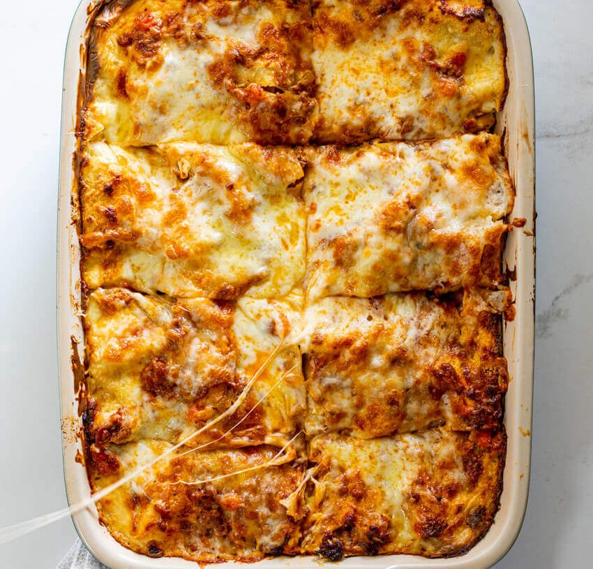 HOMEMADE LASAGNAis an easy and quick healthy keto dinner ideas recipes that you can cook if you like . In Tasty Recipes blog we got the best easy dinner.
