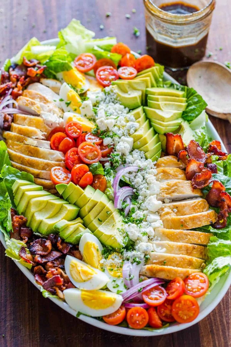 COBB SALAD WITH THE BEST DRESSING