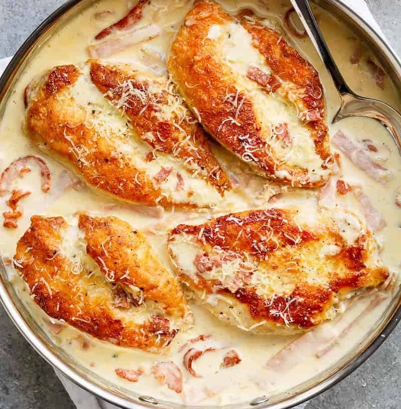 Chicken Carbonara Recipeis an easy and quick healthy keto dinner ideas recipes that you can cook if you like . In Tasty Recipes blog we got the best easy dinner.