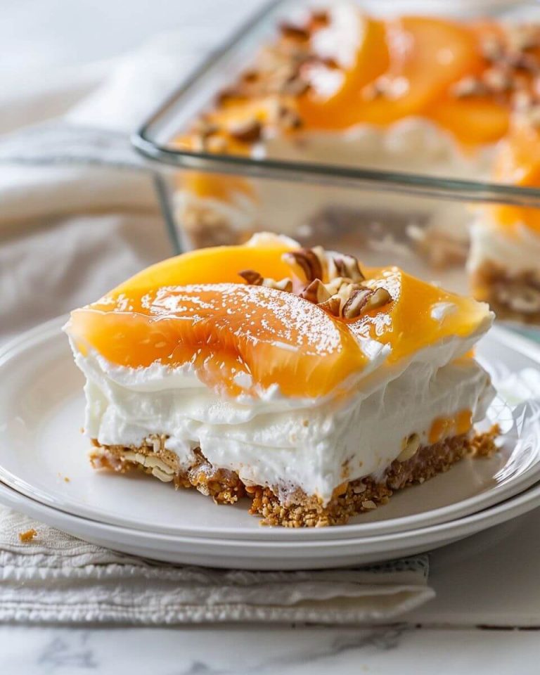 PEACH PRETZEL JELLO SALAD