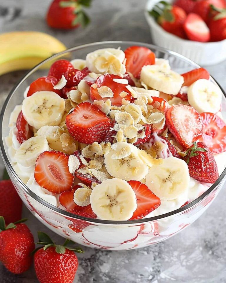 Strawberry-Banana Cheesecake Salad