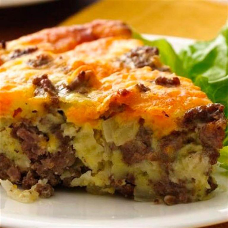 EASY CHEESEBURGER PIE