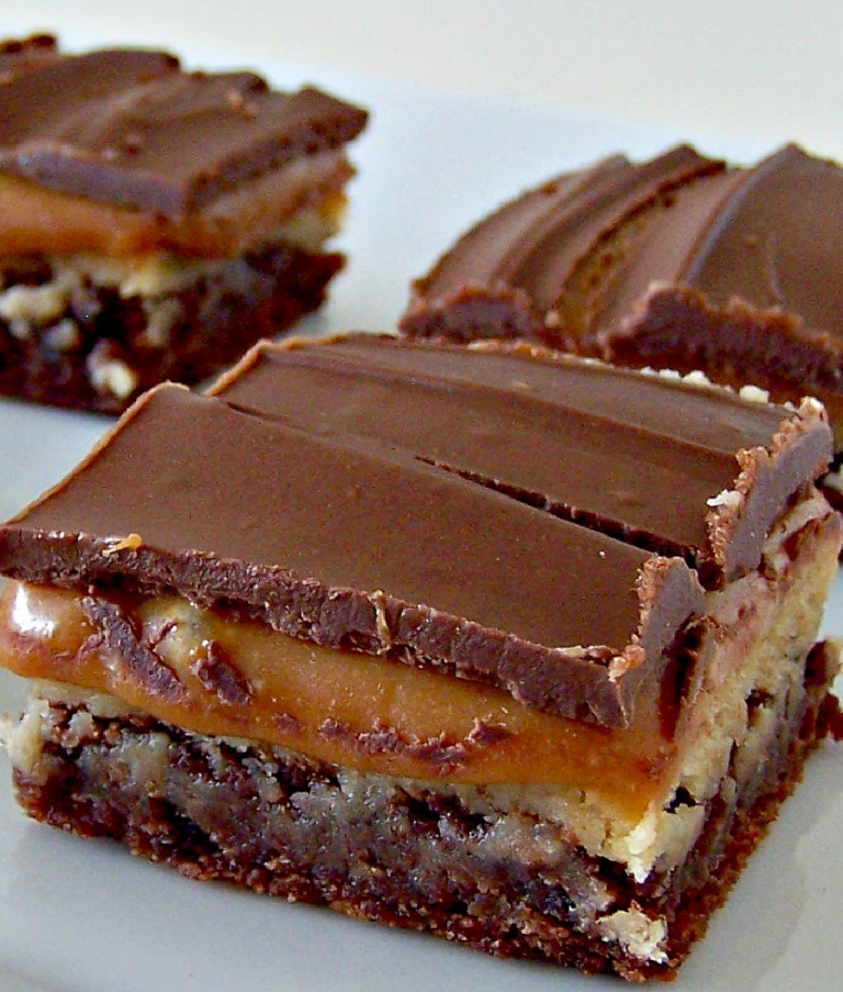 Twix Truffle Brownies