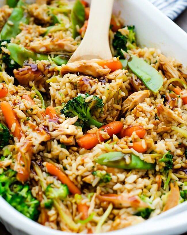 TERIYAKI CHICKEN CASSEROLEis an easy and quick healthy keto dinner ideas recipes that you can cook if you like . In Tasty Recipes blog we got the best easy dinner.
