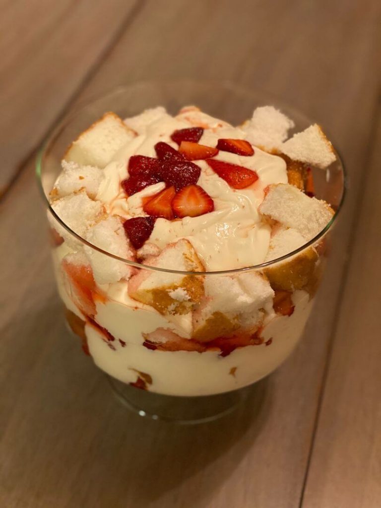 Strawberry Cheesecake Trifle