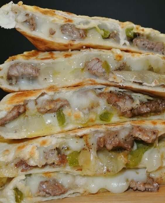 PHILLY CHEESESTEAK QUESADILLASis an easy and quick healthy keto dinner ideas recipes that you can cook if you like . In Tasty Recipes blog we got the best easy dinner.