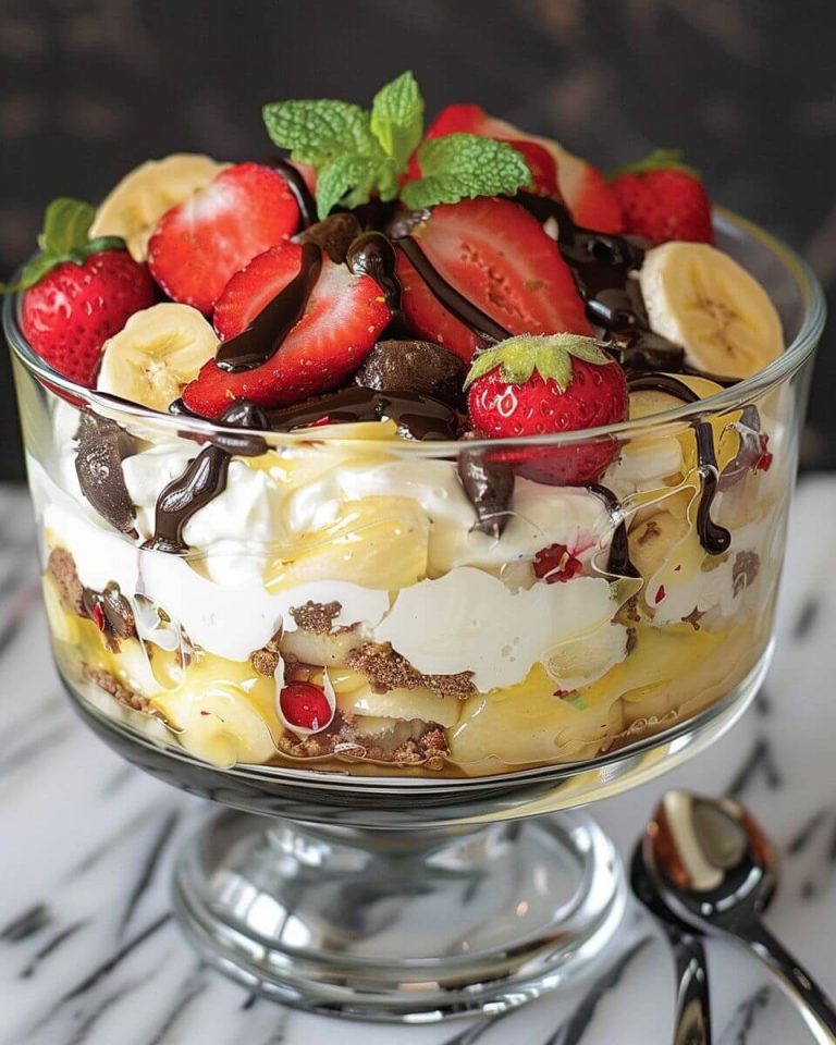 Banana Split Trifle