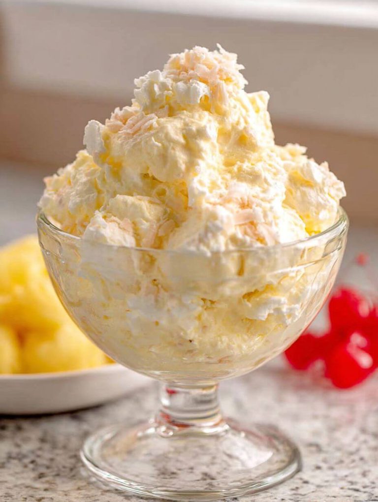 Easy Pineapple Fluff Dessert