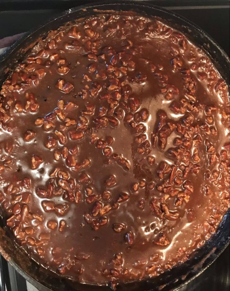 Gooey Chocolate Skillet Cake & Ice Cream