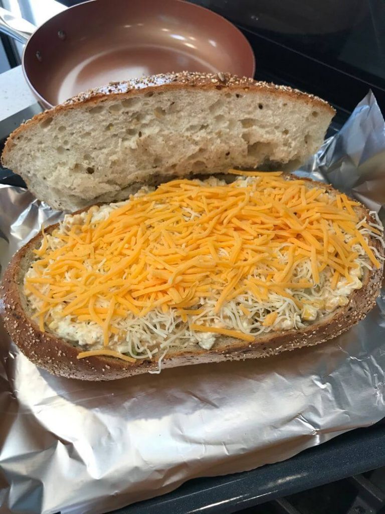 CHEESY BACON CORN DIP