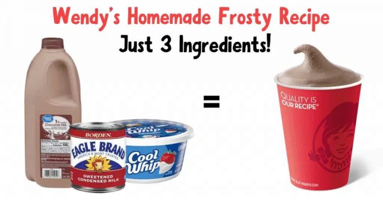 Homemade Wendy’s Frosty