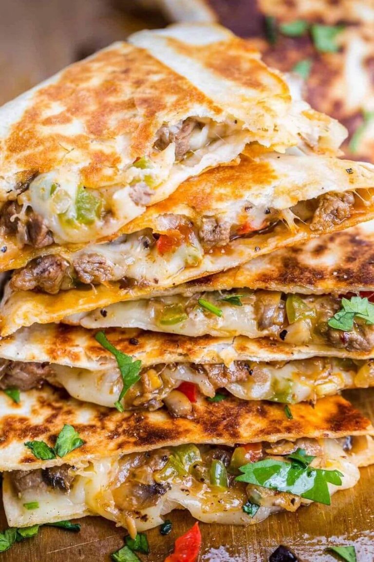 Cheese Steak Quesadillas