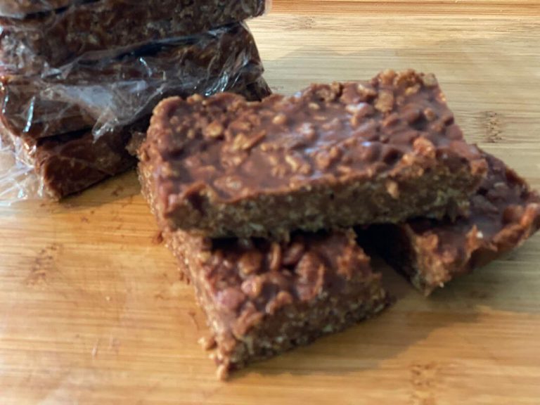 No Bake Homemade Crunch Bars