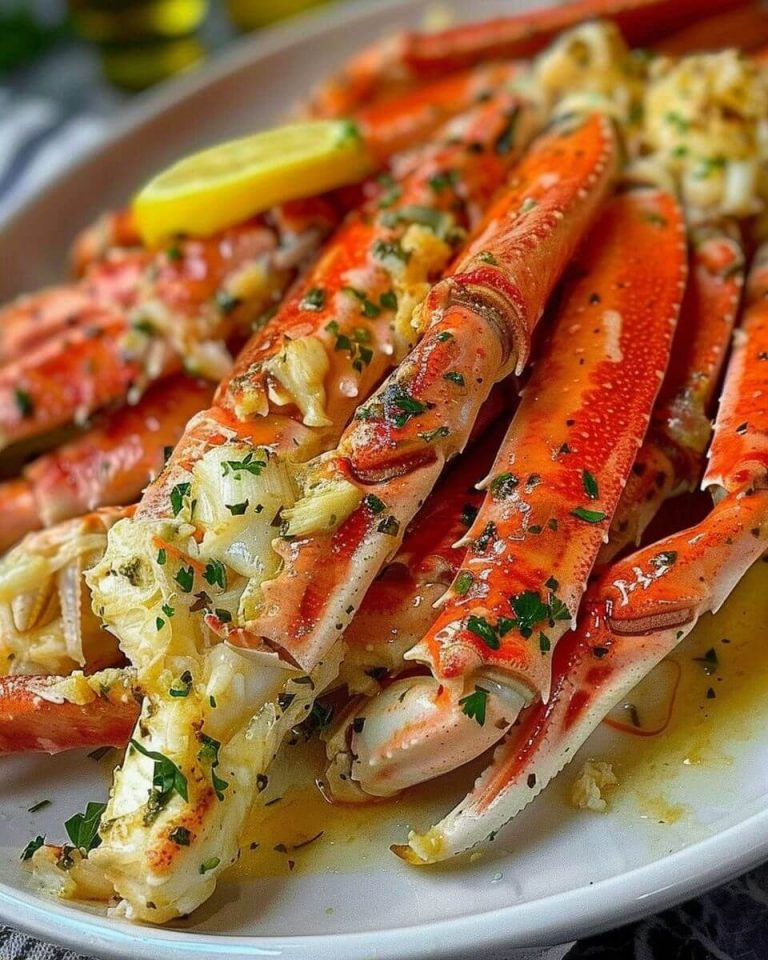 Baked Crab Legs in Butter Sauce