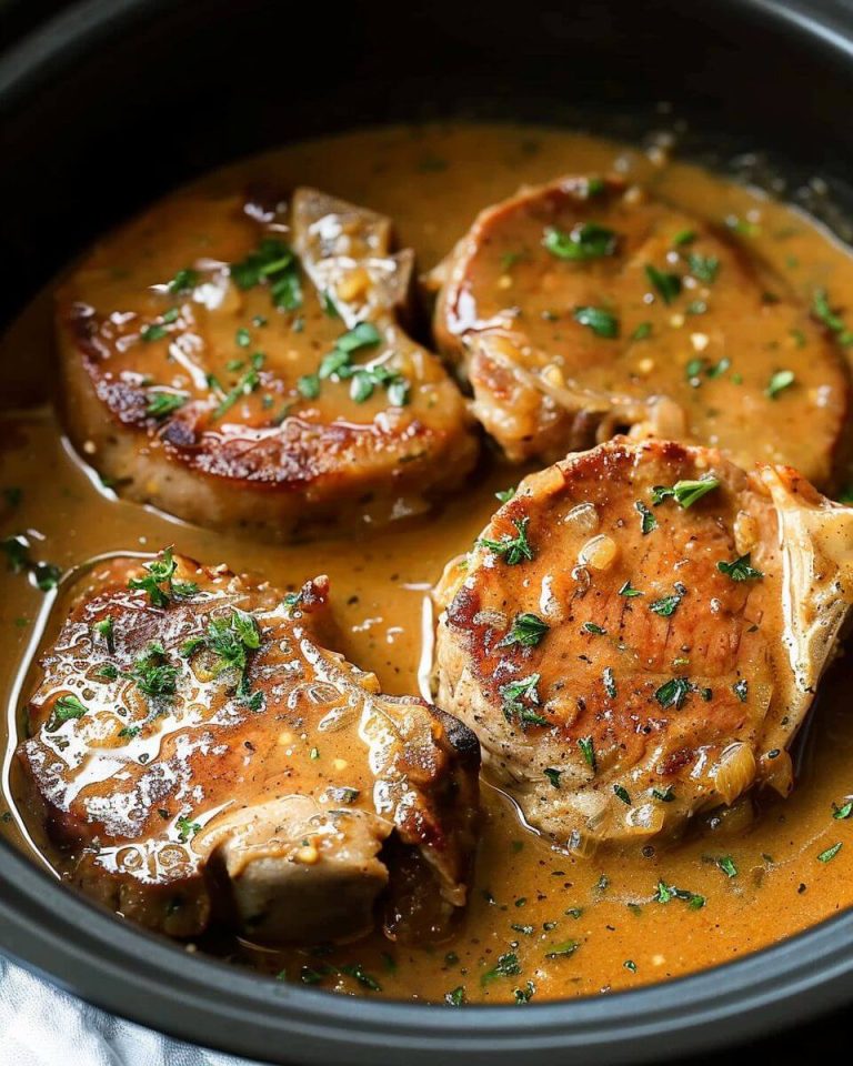 Crock Pot Smothered Pork Chops
