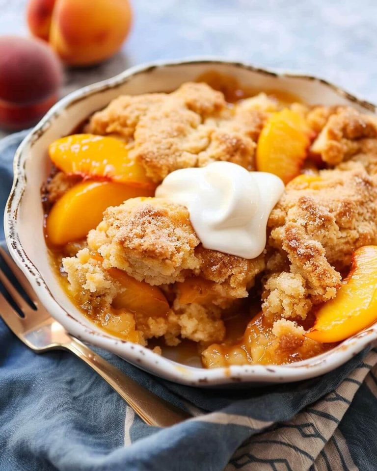 Oven Peach Cobbler