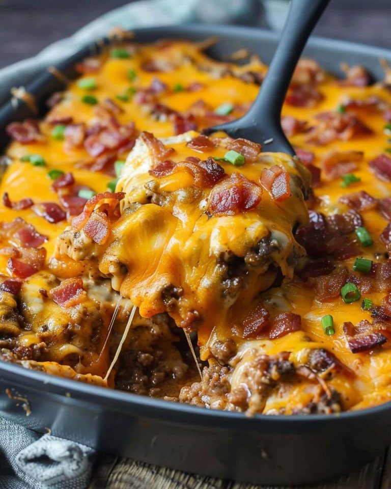 Bacon Cheeseburger Casserole