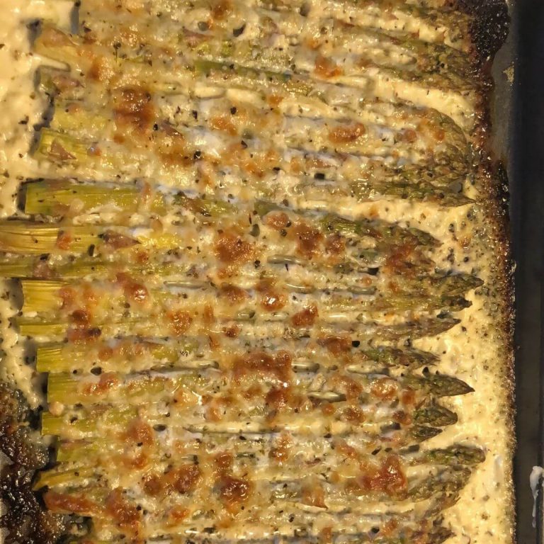 Cheesy Baked Asparagus