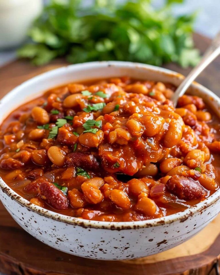 Crock Pot Loaded Baked Beans