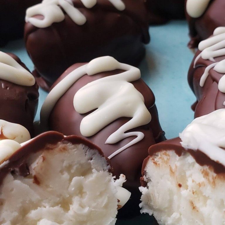 No Bake Coconut Cream Balls