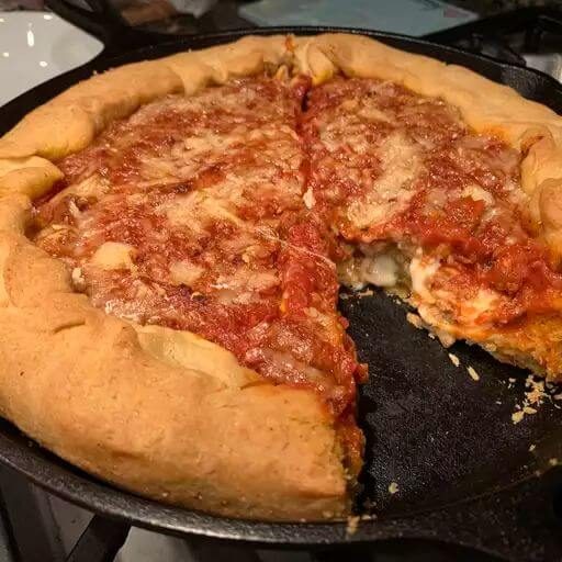 HOMEMADE CHICAGO STYLE DEEP DISH PIZZAis an easy and quick healthy keto dinner ideas recipes that you can cook if you like . In Tasty Recipes blog we got the best easy dinner.