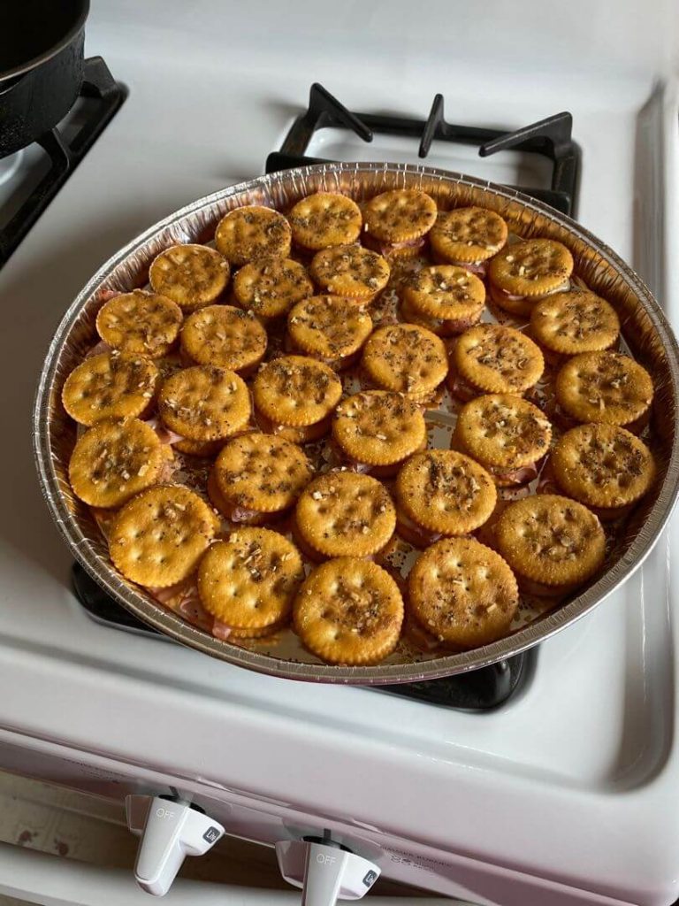 RITZ CRACKER PARTY SANDWICHES