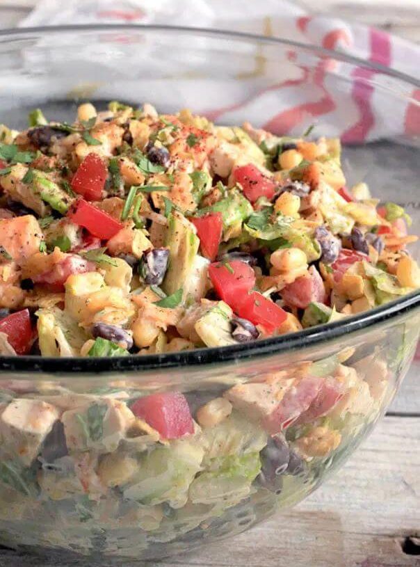 Tex-Mex Chopped Chicken Salad Recipeis an easy and quick healthy keto dinner ideas recipes that you can cook if you like . In Tasty Recipes blog we got the best easy dinner.