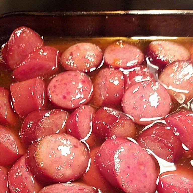 Slow Cooker Brown Sugar Kielbasa Bites