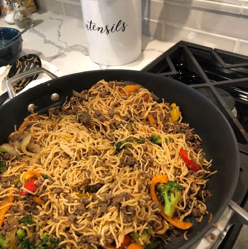 Ground Beef Italian Ramen Skilletis an easy and quick healthy keto dinner ideas recipes that you can cook if you like . In Tasty Recipes blog we got the best easy dinner.