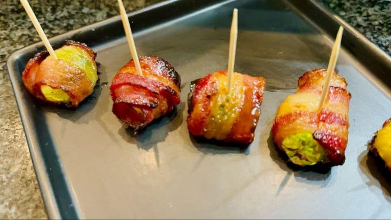 Bacon Wrapped Brussel Sprouts (air fryer)