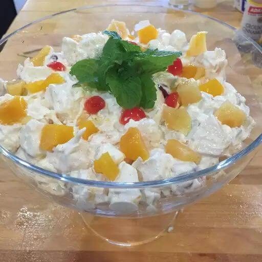 AMBROSIA-MARSHMALLOW FRUIT SALADis an easy and quick healthy keto dinner ideas recipes that you can cook if you like . In Tasty Recipes blog we got the best easy dinner.