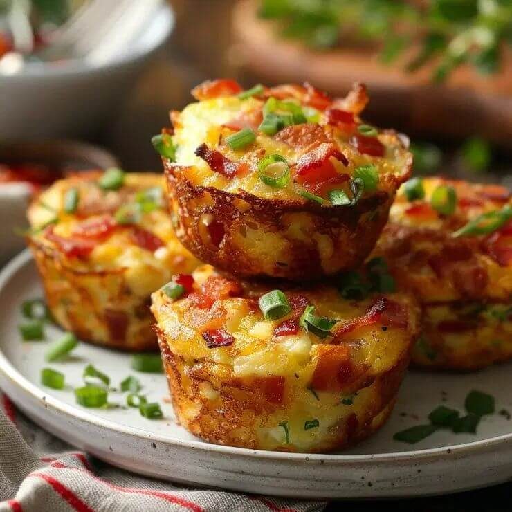 Loaded Bacon and Egg Hash Brown Muffinsis an easy and quick healthy keto dinner ideas recipes that you can cook if you like . In Tasty Recipes blog we got the best easy dinner.