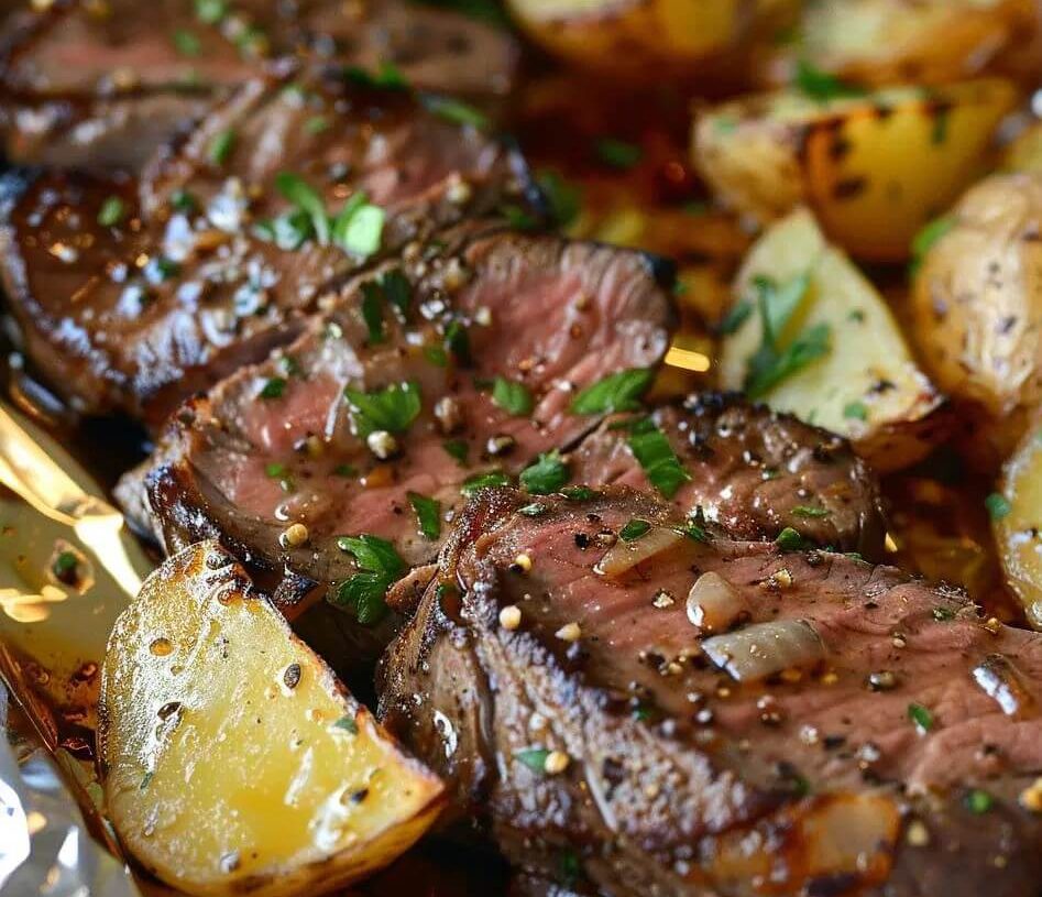 Garlic Steak & Potato Foil Packetsis an easy and quick healthy keto dinner ideas recipes that you can cook if you like . In Tasty Recipes blog we got the best easy dinner.