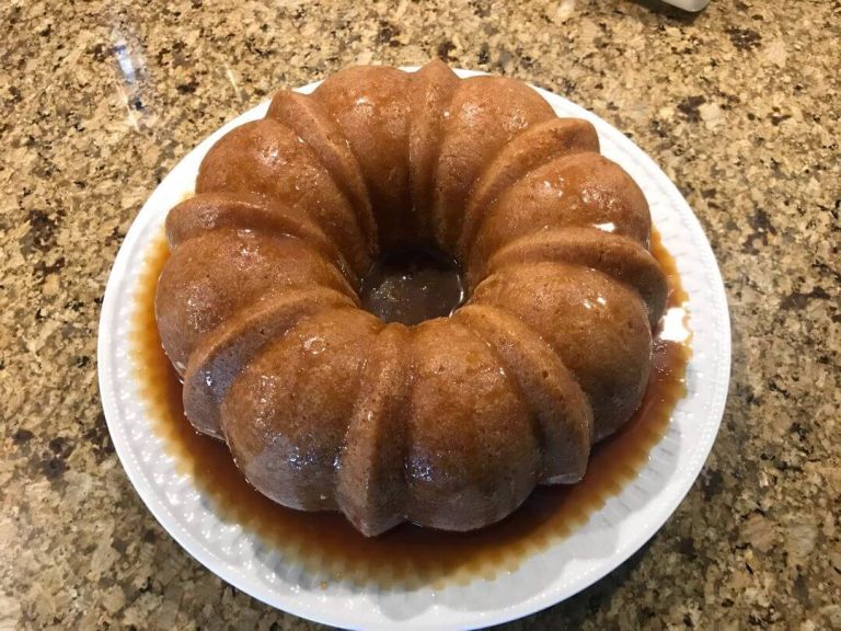 Salted Caramel Cake with Kentucky Buttercream
