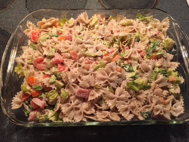 LAYERED PASTA SALAD