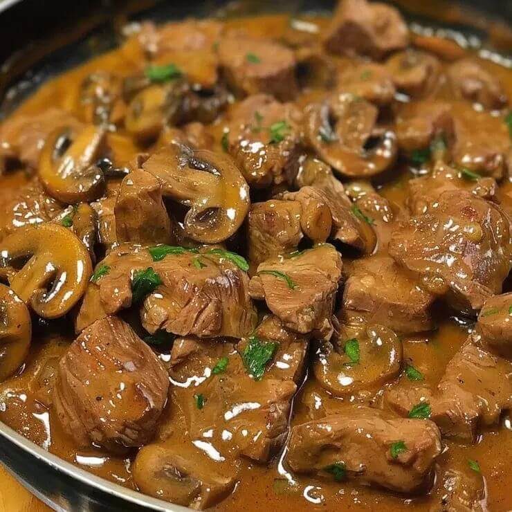 Melt In Your Mouth Beef Tips with Mushroom Gravyis an easy and quick healthy keto dinner ideas recipes that you can cook if you like . In Tasty Recipes blog we got the best easy dinner.