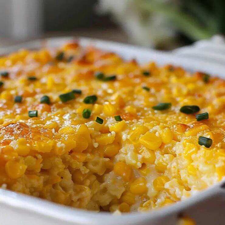 Easy Creamy Corn Casserole