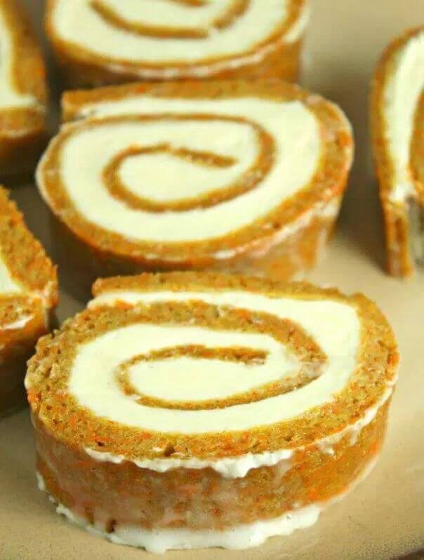 Carrot Cake Roll with Cream Cheese Frosting Fillingis an easy and quick healthy keto dinner ideas recipes that you can cook if you like . In Tasty Recipes blog we got the best easy dinner.