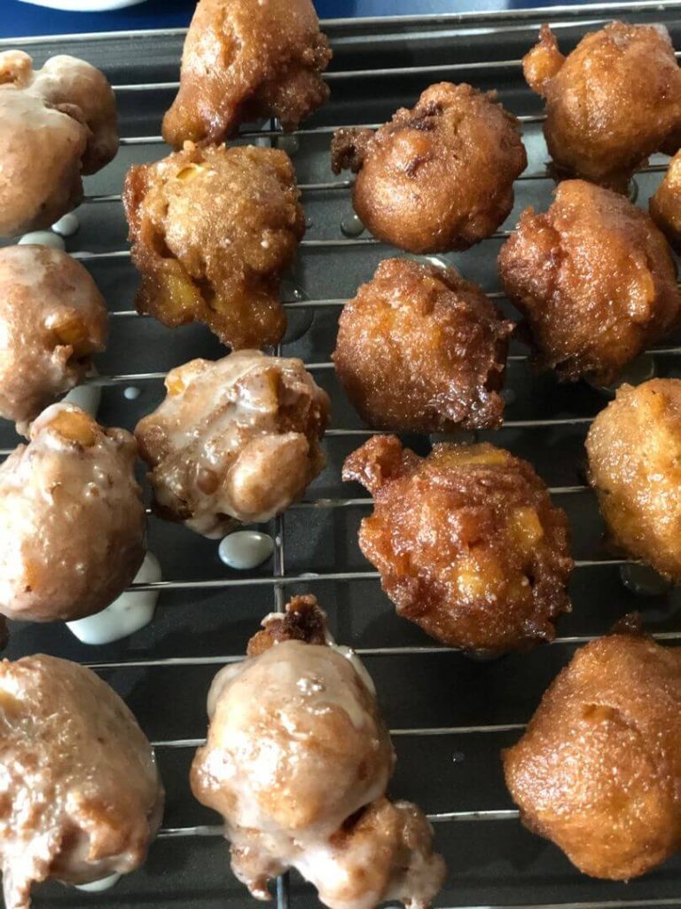 Apple Fritter Bites
