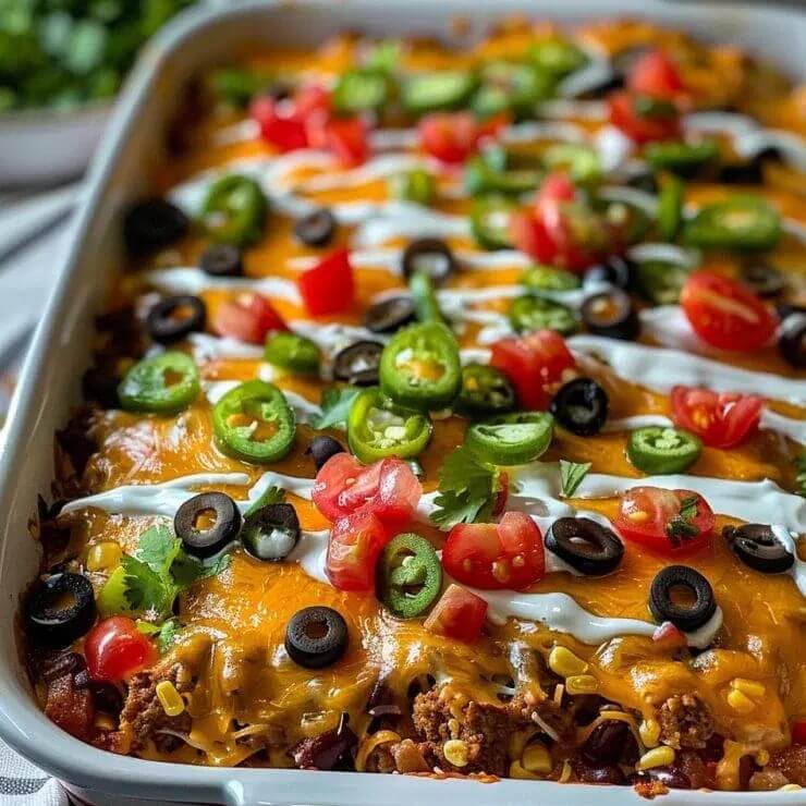 Cheesy Taco Casseroleis an easy and quick healthy keto dinner ideas recipes that you can cook if you like . In Tasty Recipes blog we got the best easy dinner.