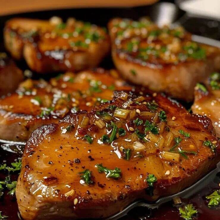 Honey Garlic Pork Chopsis an easy and quick healthy keto dinner ideas recipes that you can cook if you like . In Tasty Recipes blog we got the best easy dinner.