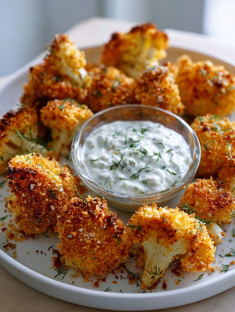 Golden Crispy Cauliflower Bites