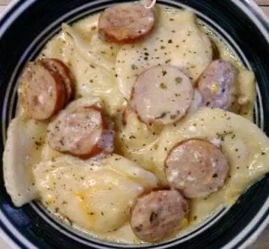 Crock pot Pierogi Casserole with Kielbasa recipeis an easy and quick healthy keto dinner ideas recipes that you can cook if you like . In Tasty Recipes blog we got the best easy dinner.